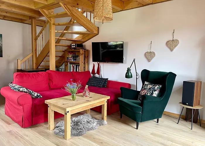 Semesterbostad Kaszubska Odskocznia Ostoja Bukowo *